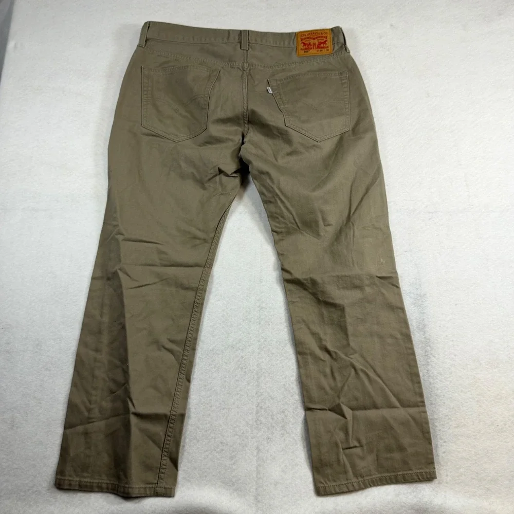Levis 559 Relaxed Straight Jeans Mens 36x30 Tan Khaki Cotton Canvas Pants 8023